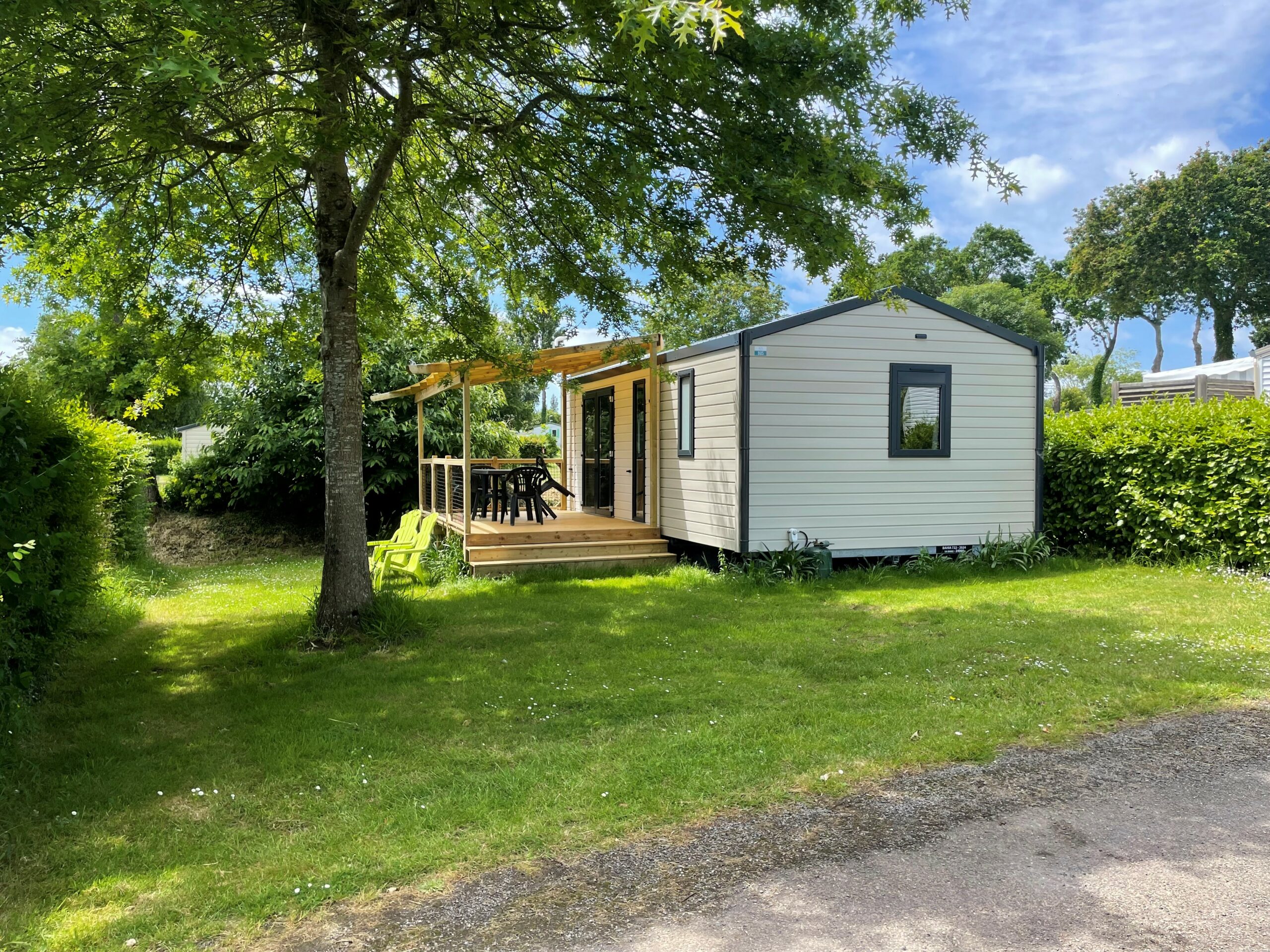 Mobile-home dans un domaine au cœur du Finistère